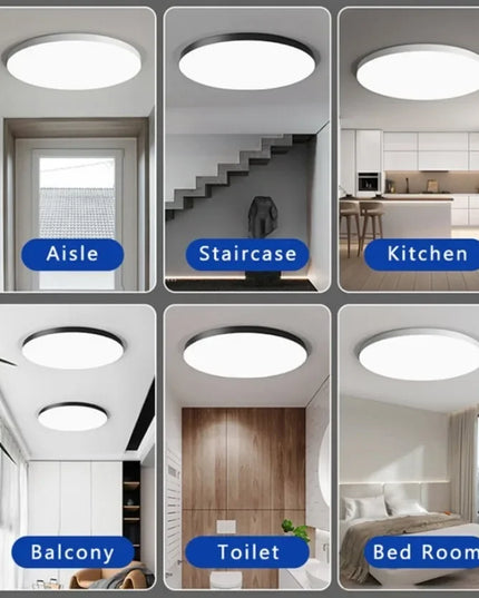 Lumină LED pentru tavan, impermeabilă, rezistentă la praf și la coroziune – corpuri de iluminat pentru interior