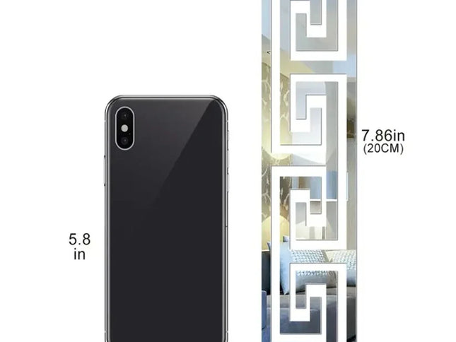 Benzi Oglindă pentru Plafon și Pereți WallGlam