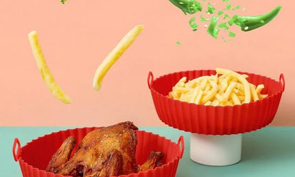 Formă din Silicon Alimentar Antiaderent Reutilizabil pentru Friteuză