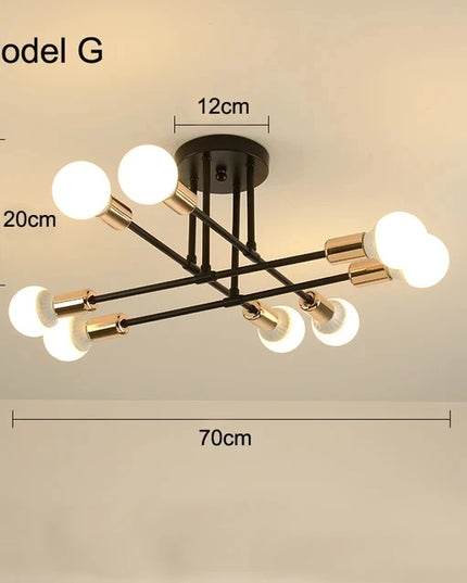 Lampă Suspendată Minimalistă, pentru Dormitor și Living