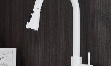 Baterie Bucătărie Retractabilă Quyanre – Mixer Apă Caldă și Rece cu Rotație 360°