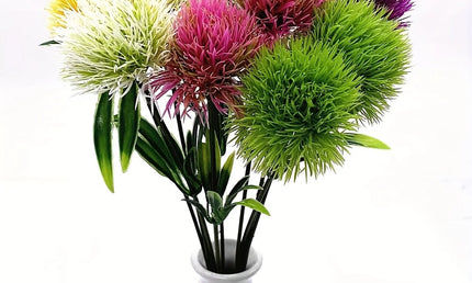 Set 10 Flori Decorative Artificiale Păpădie – Decor Versatil pentru Nunți, Casă și Grădină, Ușor de Întreținut