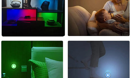 Iluminat LED Reglabil pentru Dulap sau spații înguste, cu Telecomandă și Culori RGB