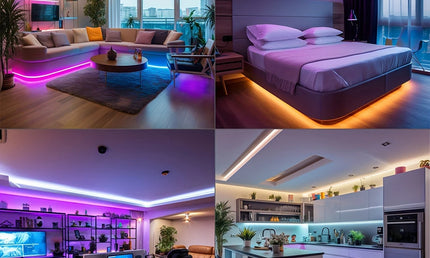 Benzi LED RGB Sincronizate cu Muzica pentru Decorul Camerei și Iluminat TV