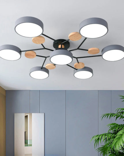 Candelabru LED Modern 3 Culori pentru Living, Dormitor, Hotel și Birou