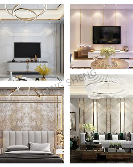 Bandă Decorativă Plată din Oțel Inoxidabil 3M – Autocolant pentru Mobilier, Pereți și Tavan, Ideal pentru Margini și Decor Living
