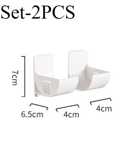 Set 16 Suporturi pentru Depozitare accesorii, Fără Găurire – Montabile pe Perete pentru Bucătărie, Baie sau Dormitor