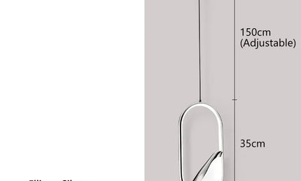Lustră LED Păsăruță Magpie – Lampă Suspendată Modernă pentru Dormitor și Living