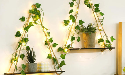Raft suspendat stil Boho, din macrame și lemn natur
