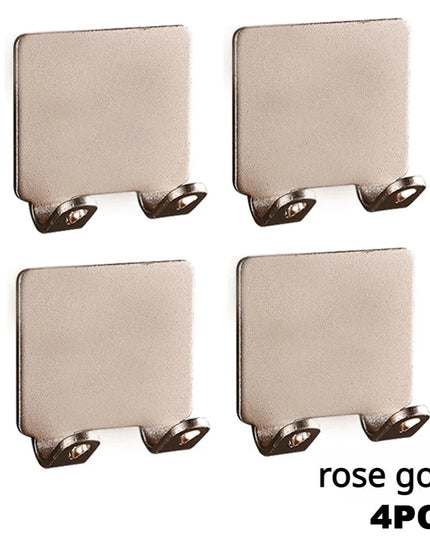 Suport de perete pentru Aparatul de Ras din Aluminiu – Organizator Montabil pe Perete, Fără Găurire, Design Elegant pentru Baie