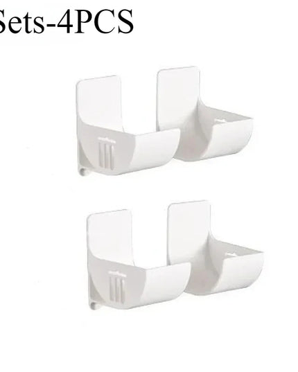 Set 16 Suporturi pentru Depozitare accesorii, Fără Găurire – Montabile pe Perete pentru Bucătărie, Baie sau Dormitor