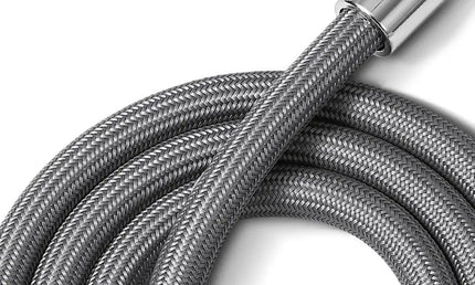 Furtun Duș Nylon Flexibil – 1.5/2.0 Metri, Presiune Ridicată, Antifracție