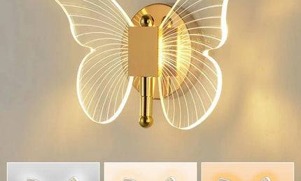 Aplica LED Fluture – Lumină Modernă Reglabilă pentru Dormitor și Interior