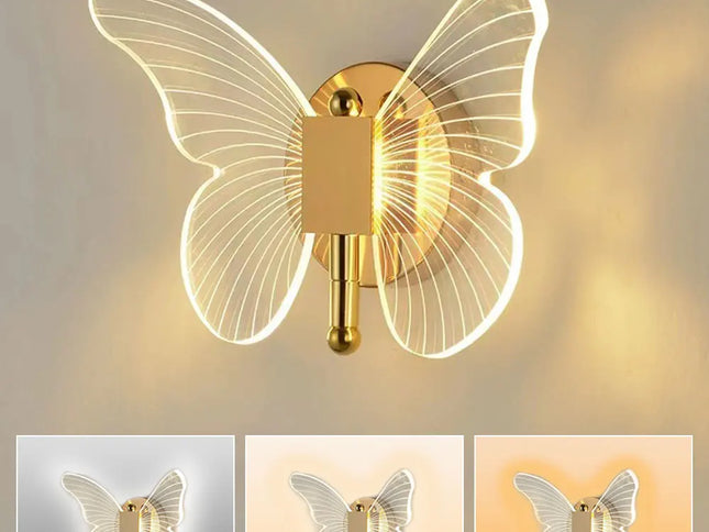Aplica LED Fluture – Lumină Modernă Reglabilă pentru Dormitor și Interior