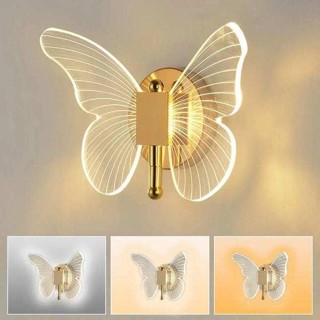 Aplica LED Fluture – Lumină Modernă Reglabilă pentru Dormitor și Interior