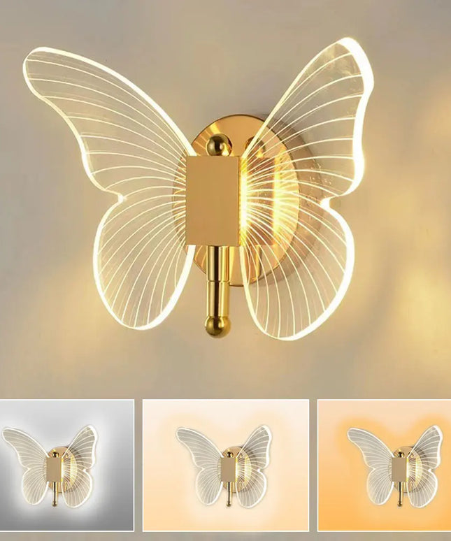 Aplica LED Fluture – Lumină Modernă Reglabilă pentru Dormitor și Interior