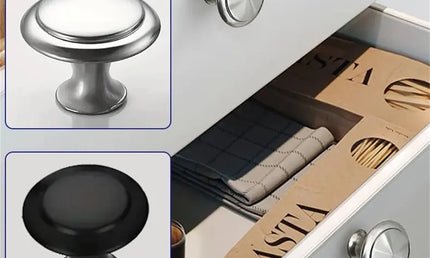 Mâner Rotund din Oțel Inoxidabil pentru Sertare și Uși - Design Minimalist
