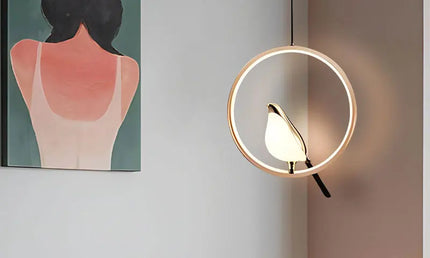 Lustră LED Păsăruță Magpie – Lampă Suspendată Modernă pentru Dormitor și Living
